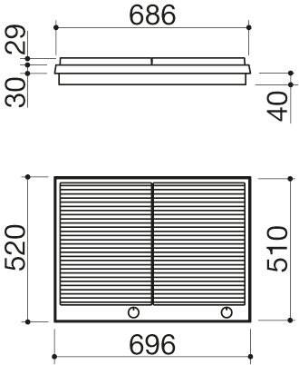 Table de cuisson | Grill 80