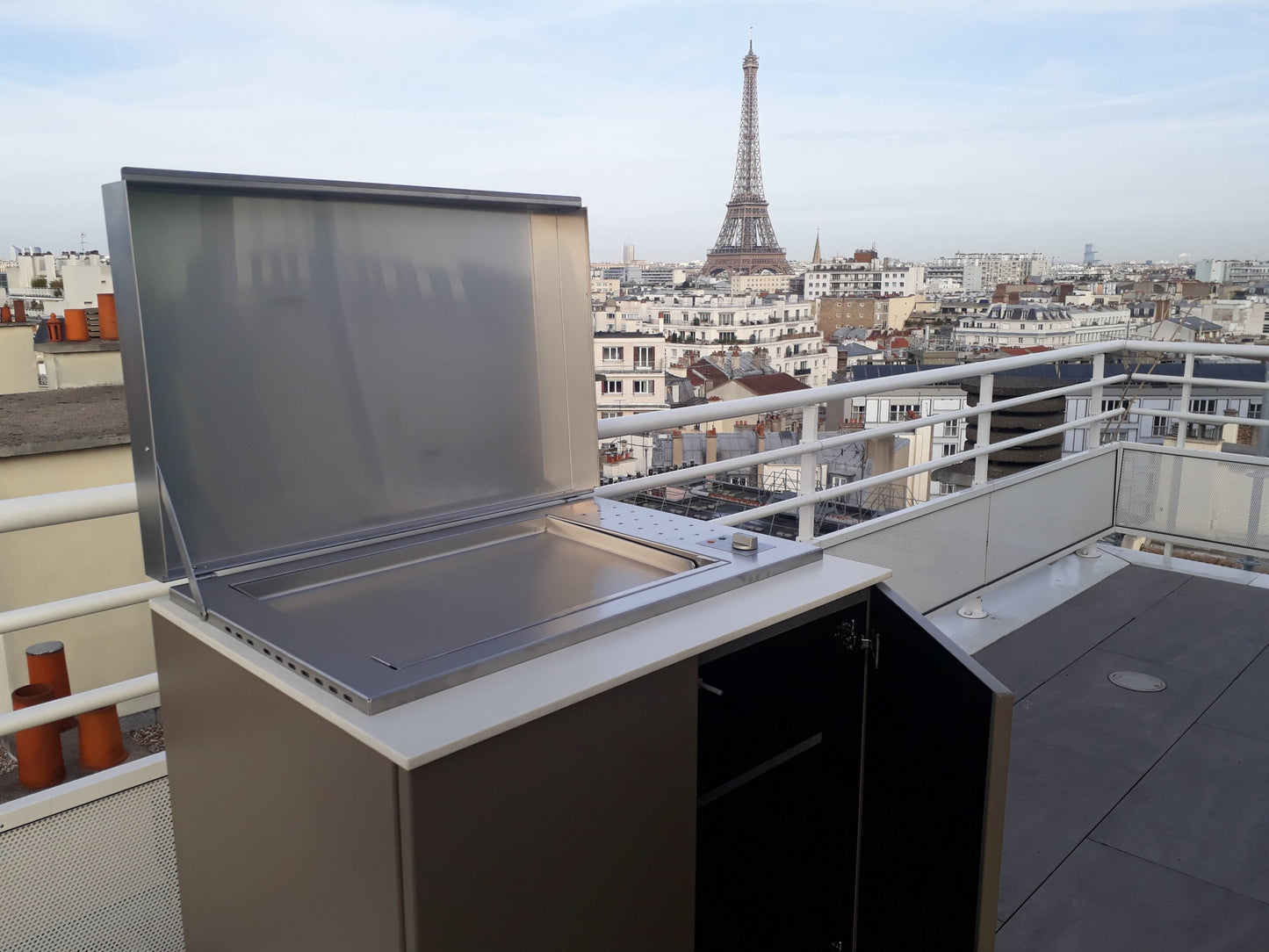 Table de cuisson Oasi 80 Dual | Rainurée