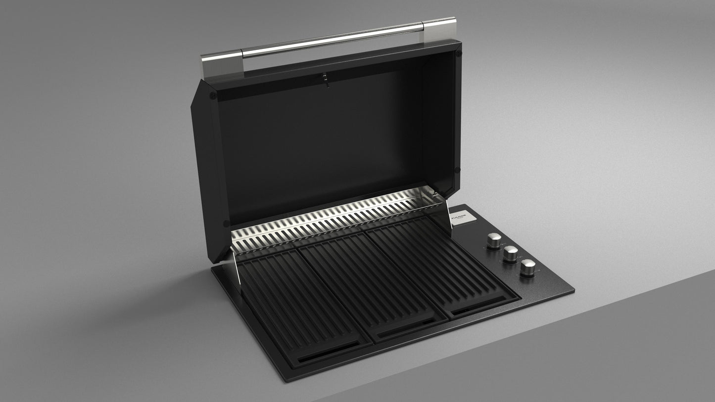 Black F80 hob | 11.4 kW