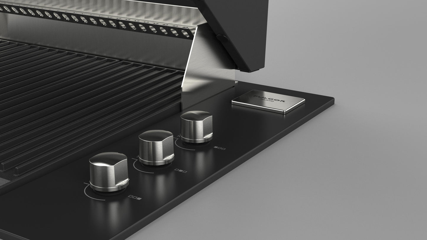 Black F80 hob | 11.4 kW