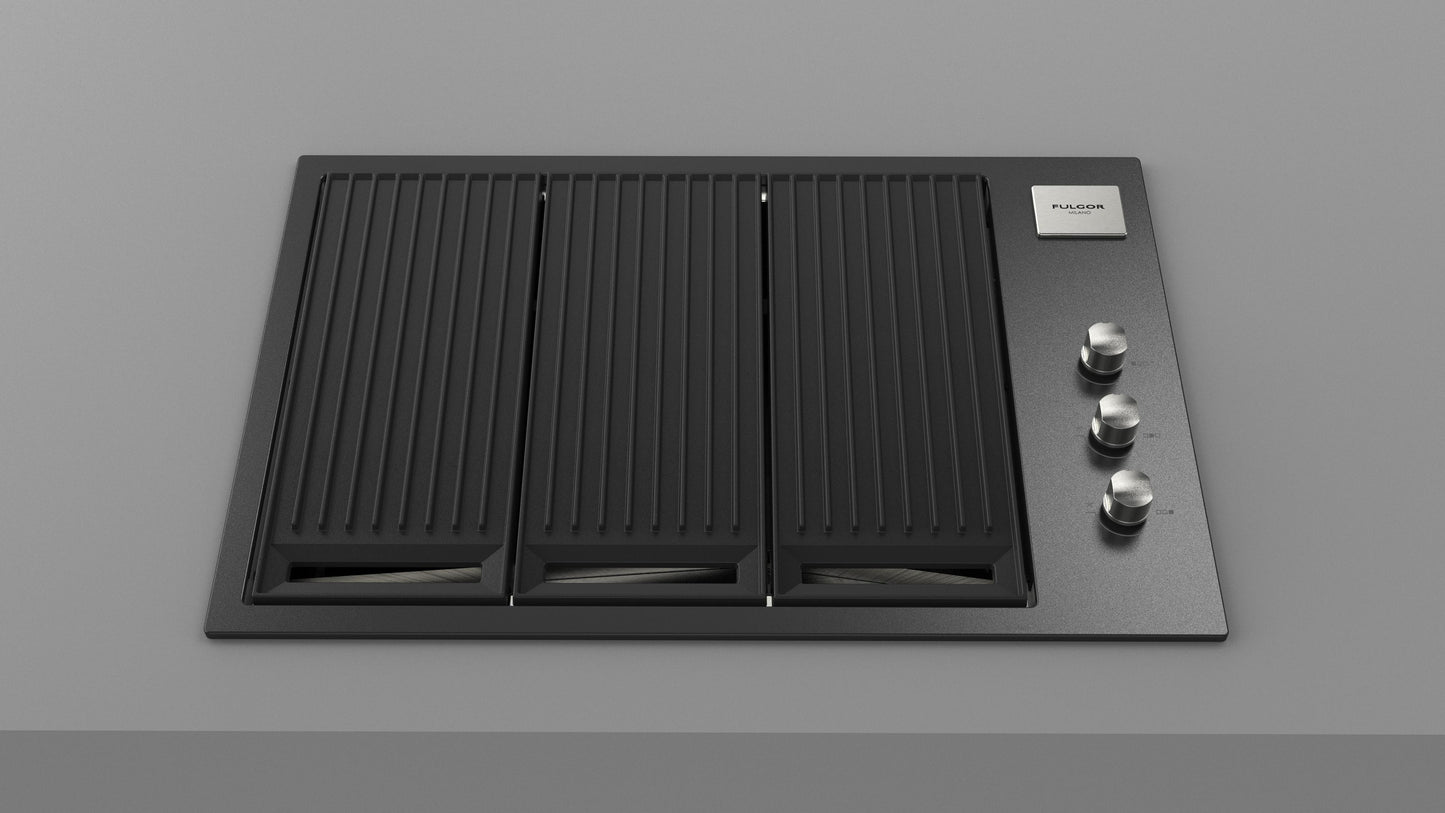 Black F80 hob | 11.4 kW