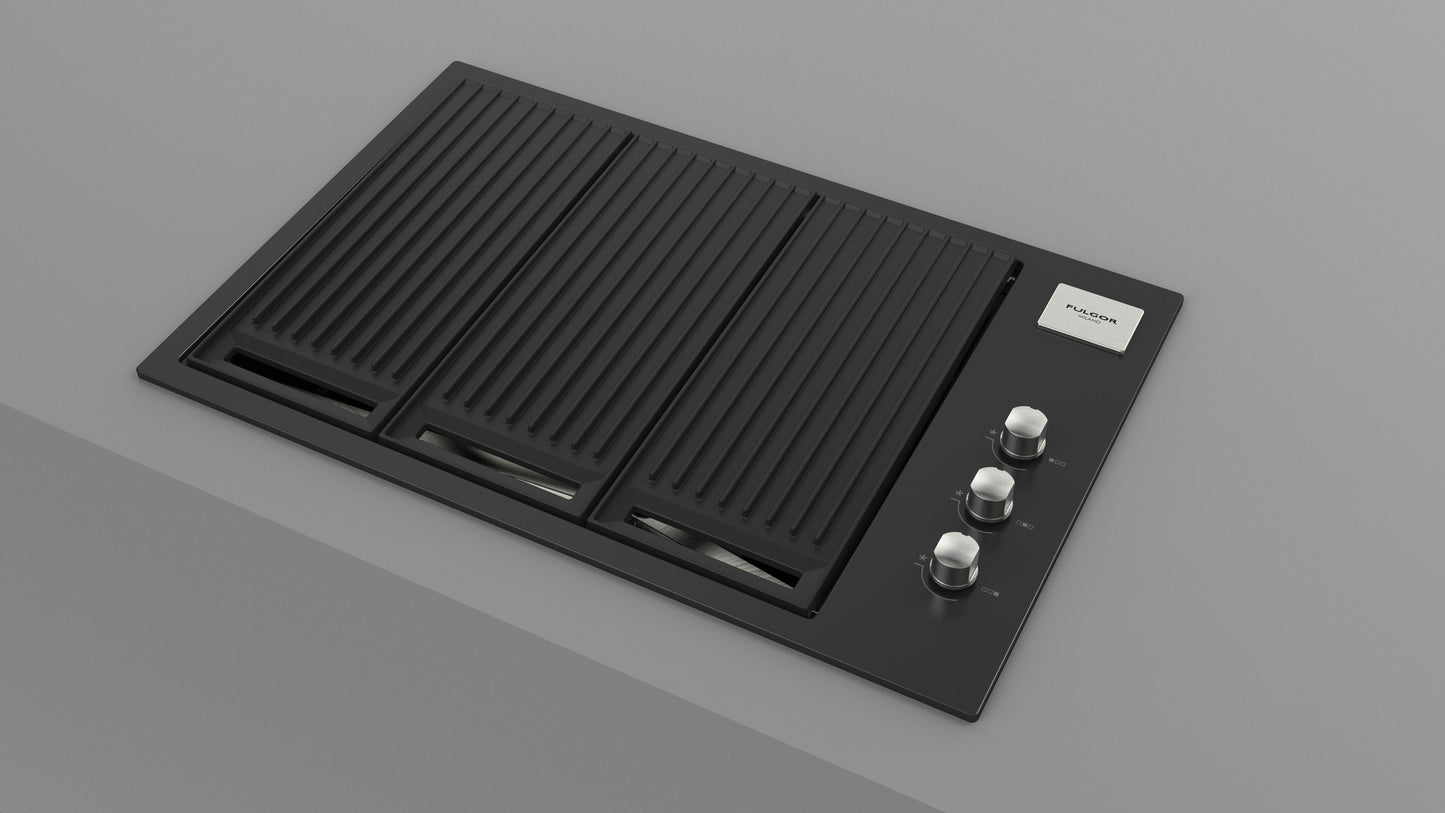 Black F80 hob | 11.4 kW