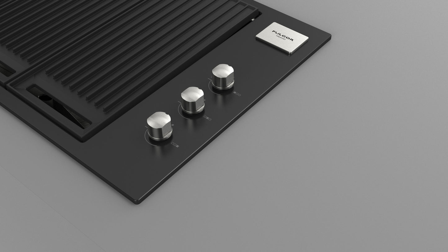 Black F80 hob | 11.4 kW