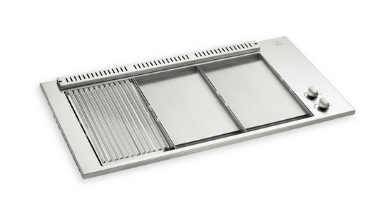 Table de cuisson Oasi 80 | Grill 1/3 - Lisse 2/3